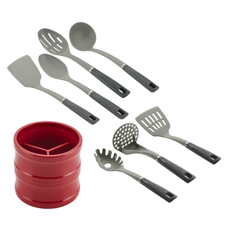 Circulon 8Piece Nylon Tool and Tool Crock Set Perigold